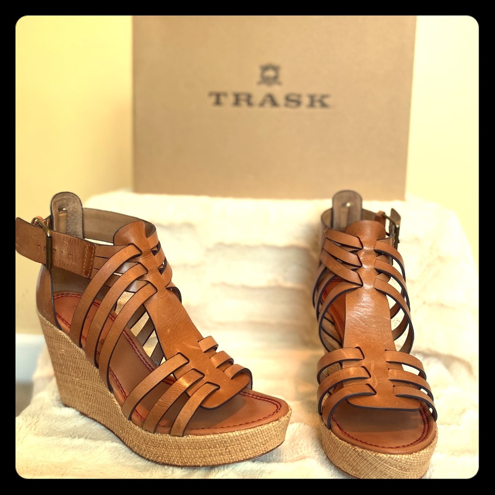 Trask Heather Saddle tan (Italian Calfskin)